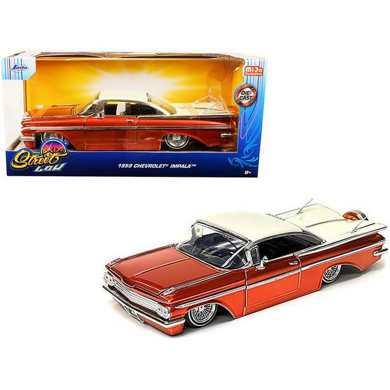 1959 Chevrolet Impala ミニカー 1959 CHEVROLET IMPALA LOWRIDER GREEN 1/24 DIECAST MODEL CAR
