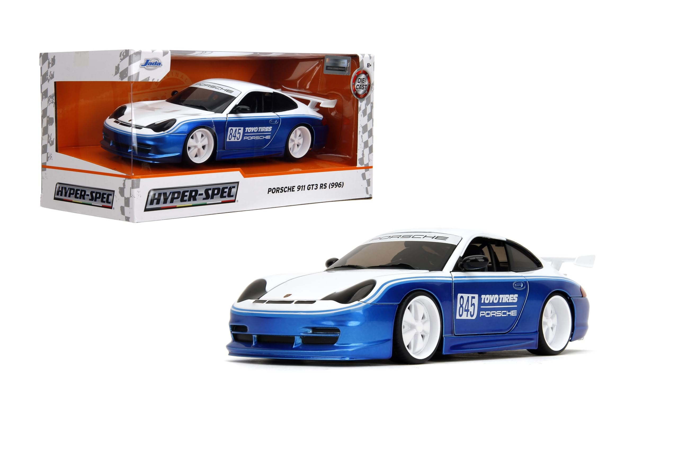 PORSCHE 911 GT3 997 GREEN FAST & FURIOUS 1/24 DIECAST CAR
