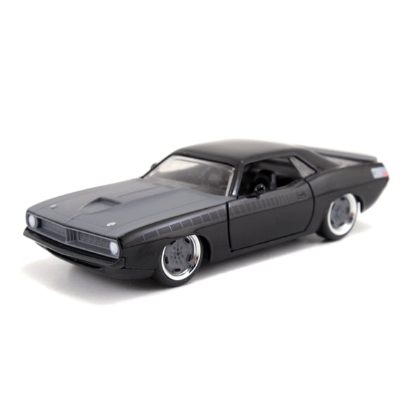 Fast & Furious Letty's Plymouth Barracuda Die-Cast Models by Jada Toys 1:32 Scale, Rubber Tires & Opening Doors Collectible for Ages 8+