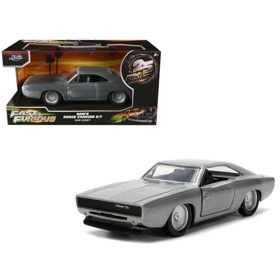 Dom's Dodge Charger R T Bare Metal "Fast & Furious 7" Movie 1 32 Diecast Model Car by Jada