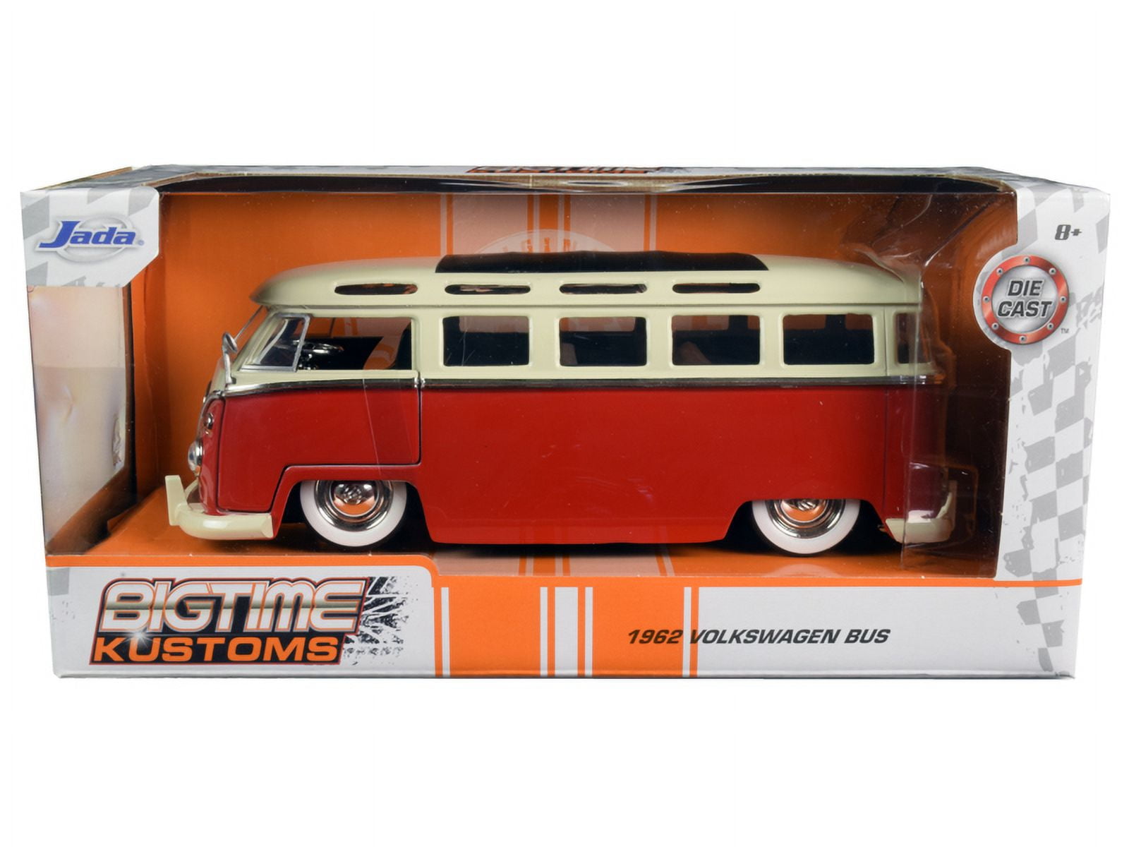 1962 Volkswagen Bus Blue and Cream 