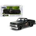 thumbnail image 1 of Jada 99397 1969 Chevrolet C10 Stepside Pickup Truck Matt Black Garage Nuts Just Trucks Series 1-24 Diecast Model Car, 1 of 4