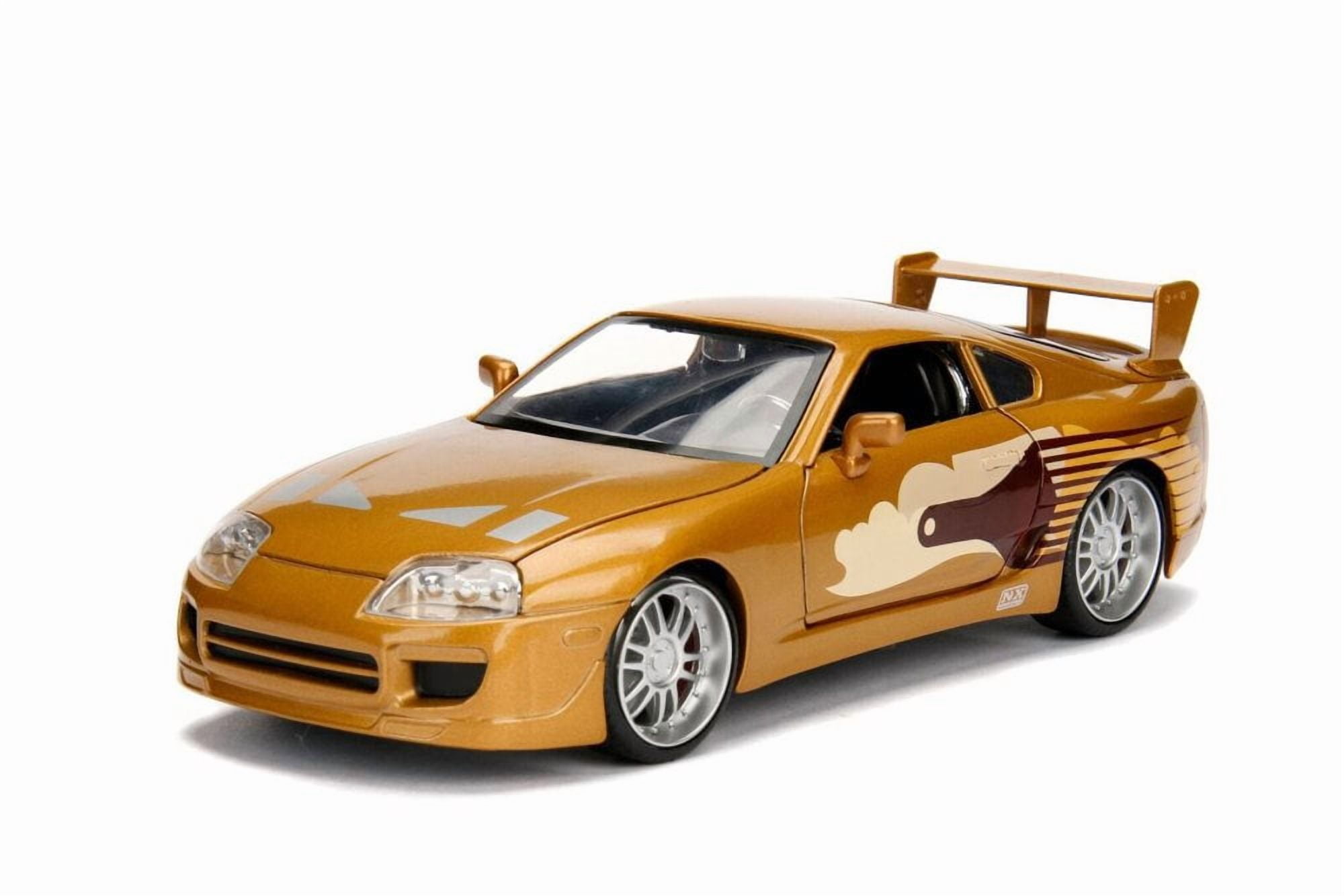 Jada Fast 2 Furious Slap Jack's Toyota Supra Die-Cast Collectible Toy Vehicle Car - Gold with Decals - 1: 24 Scale - Copper