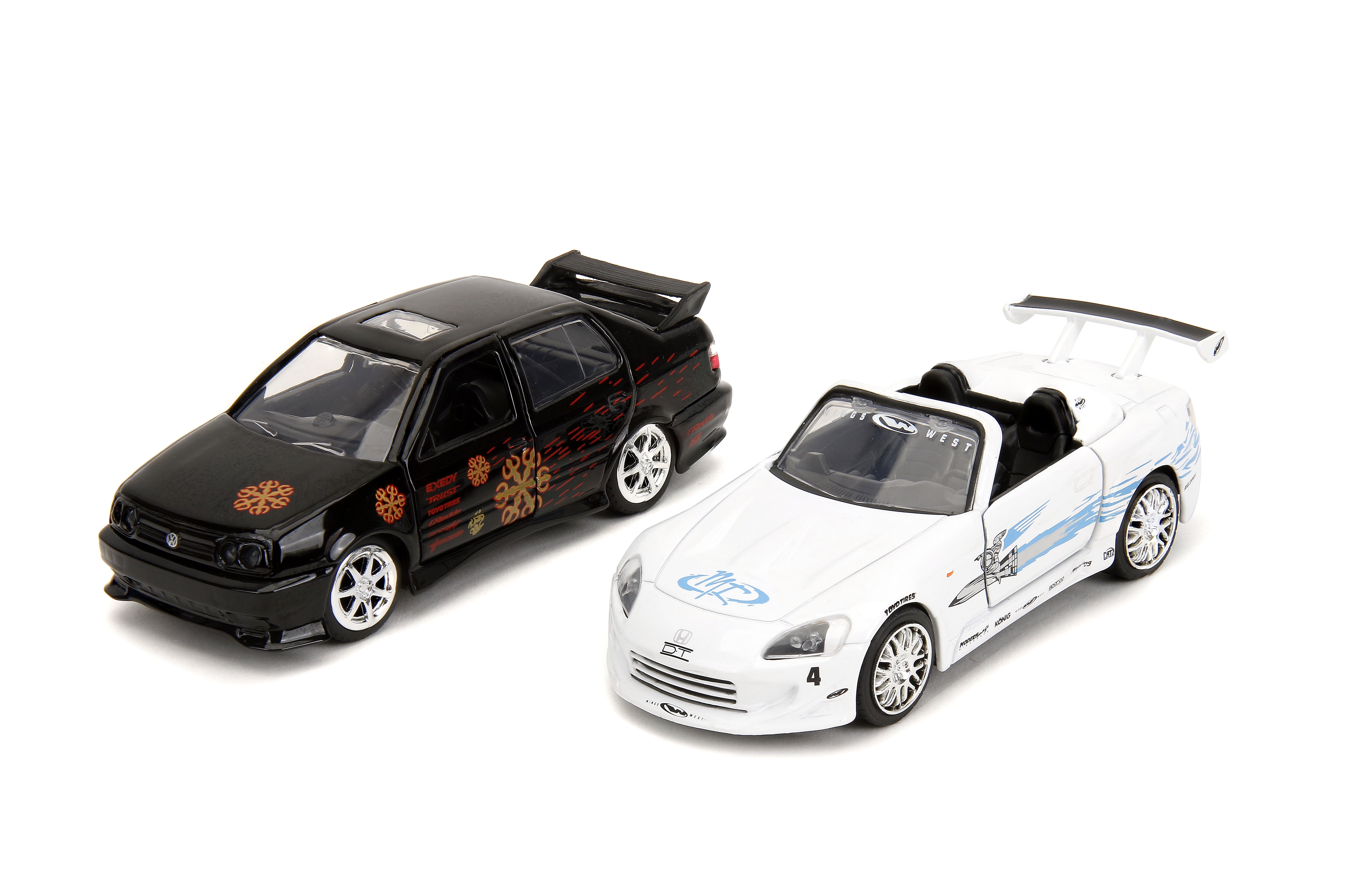 ミニカー Jada 1/32 Volkswagen Jetta & Honda S2000 Jada-Fast-Furious-Legacy-Twin-