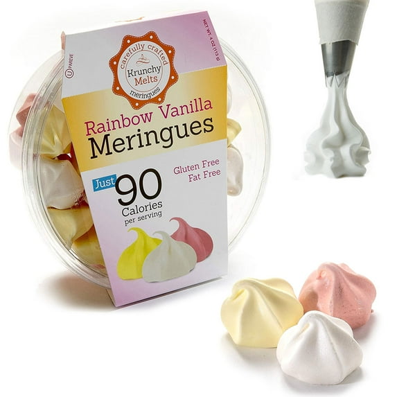 Jada Foods Gluten-Free, Fat-Free Vanilla Meringues Cookies, 4 Oz