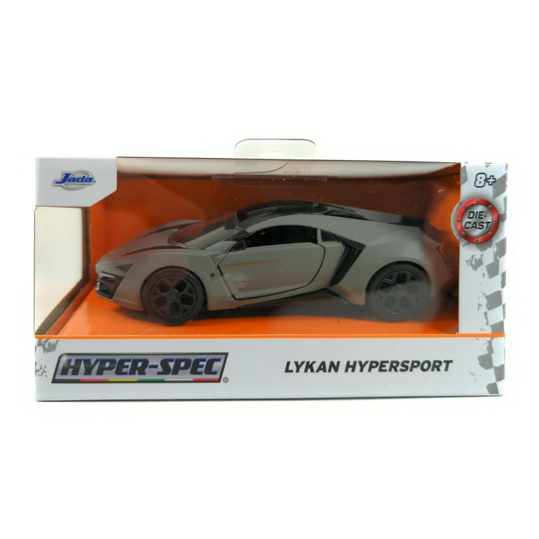 Jada Hyper-Spec Series Matte Gray Lykan Hypersport 1:32 Scale Die