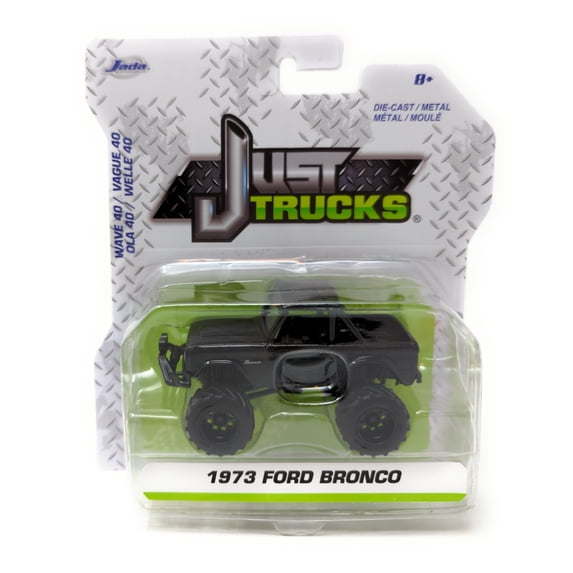 Jada Just Trucks 1973 Ford Bronco Black 1:64 Scale Die Cast Metal Vehicle