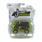 Jada Just Trucks 2003 Hummer H2 KC Black and Yellow 164 Scale Die Cast Metal Vehicle