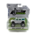 thumbnail image 1 of Jada Just Trucks 2003 White Hummer H2 1:64 Scale Die Cast Metal Vehicle, 1 of 1