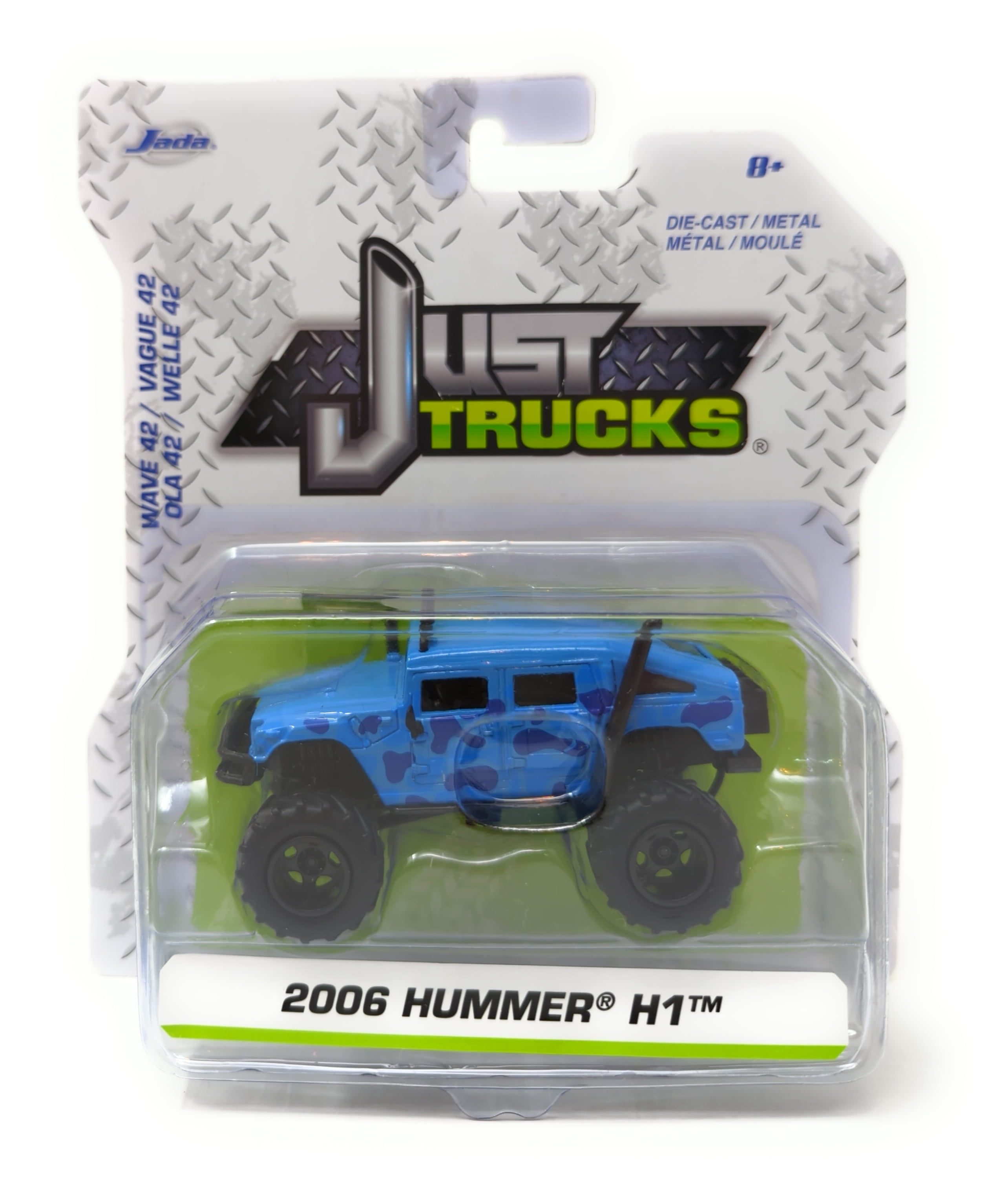 激安スーパーの“売上対決” Camo Blue H1 Hummer 2006 Trucks Just Jada 1:64 Die Scale ミニカー