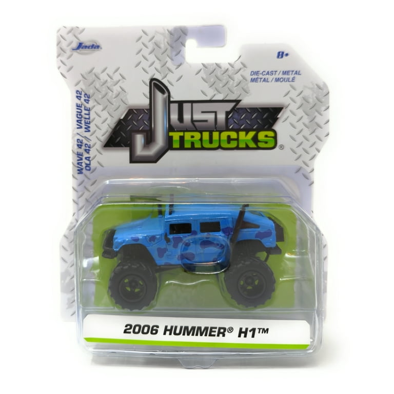 Jada Just Trucks 2006 Hummer H1 Blue Camo 1:64 Scale Die Cast