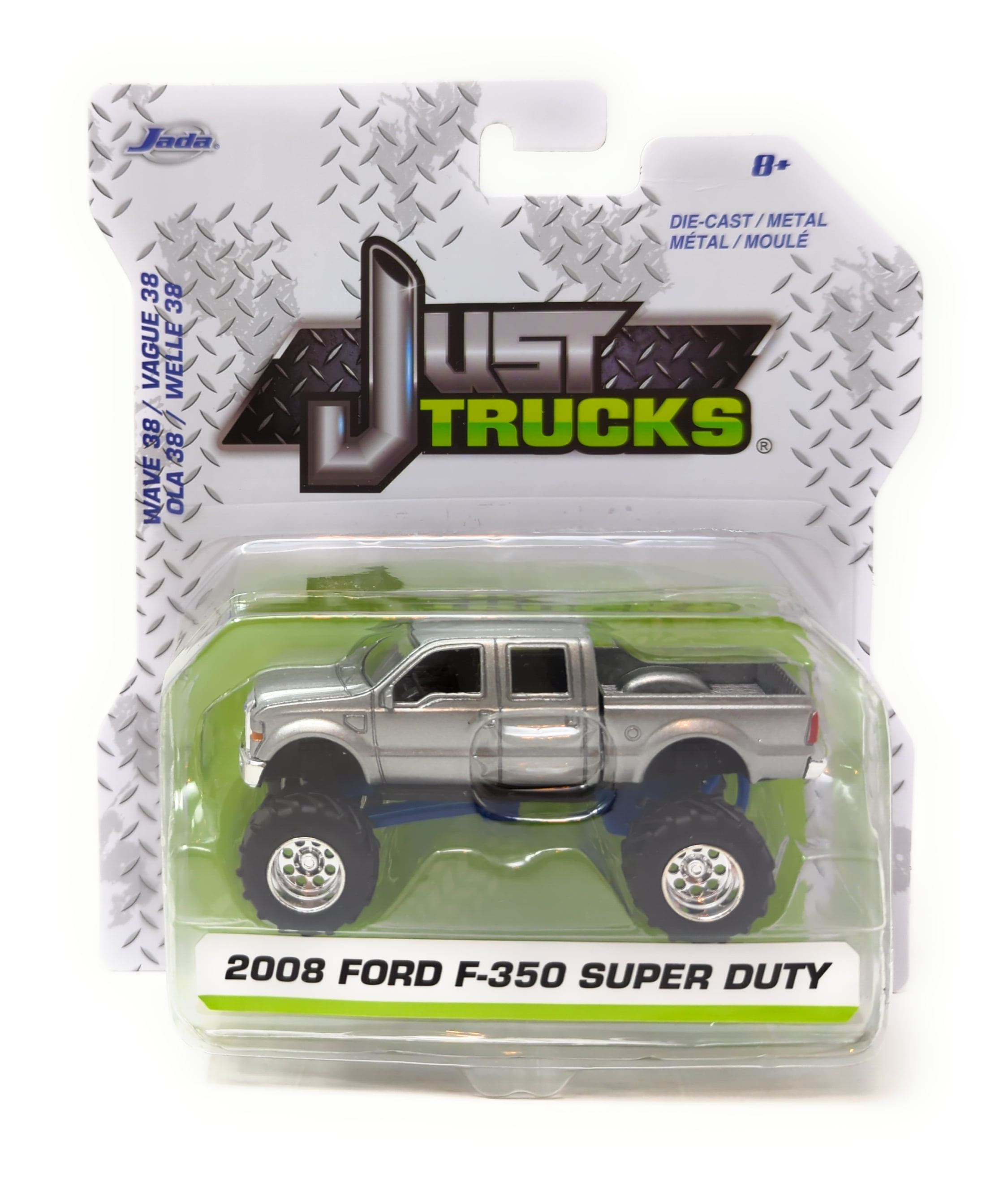 Jada Just Trucks 2008 Ford F-350 Super Duty Silver Crew Cab 1:64