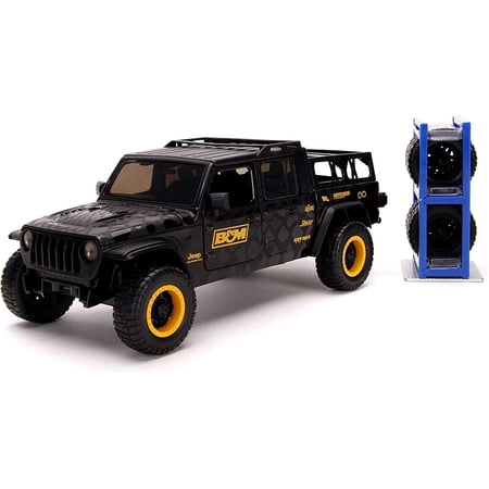 Jada Just Trucks Series: 2020 Jeep Gladiator Utility Truck with Wheels & Rack 1/24 Scale