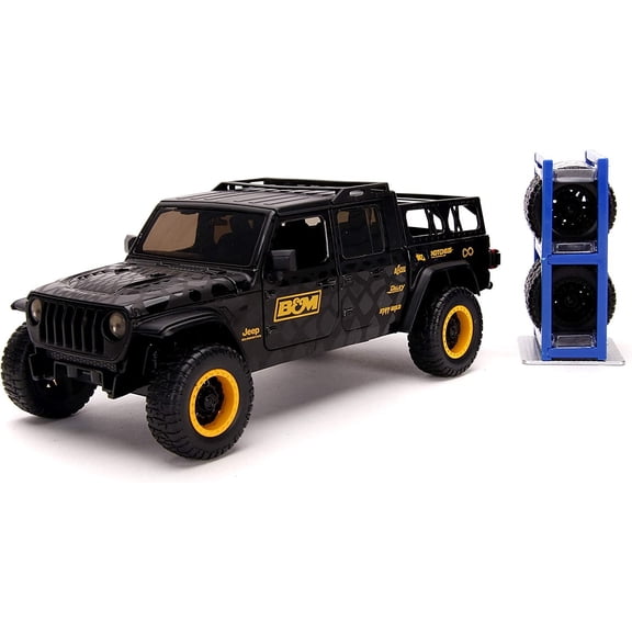Jada Just Trucks Series: 2020 Jeep Gladiator Utility Truck with Wheels & Rack 1/24 Scale
