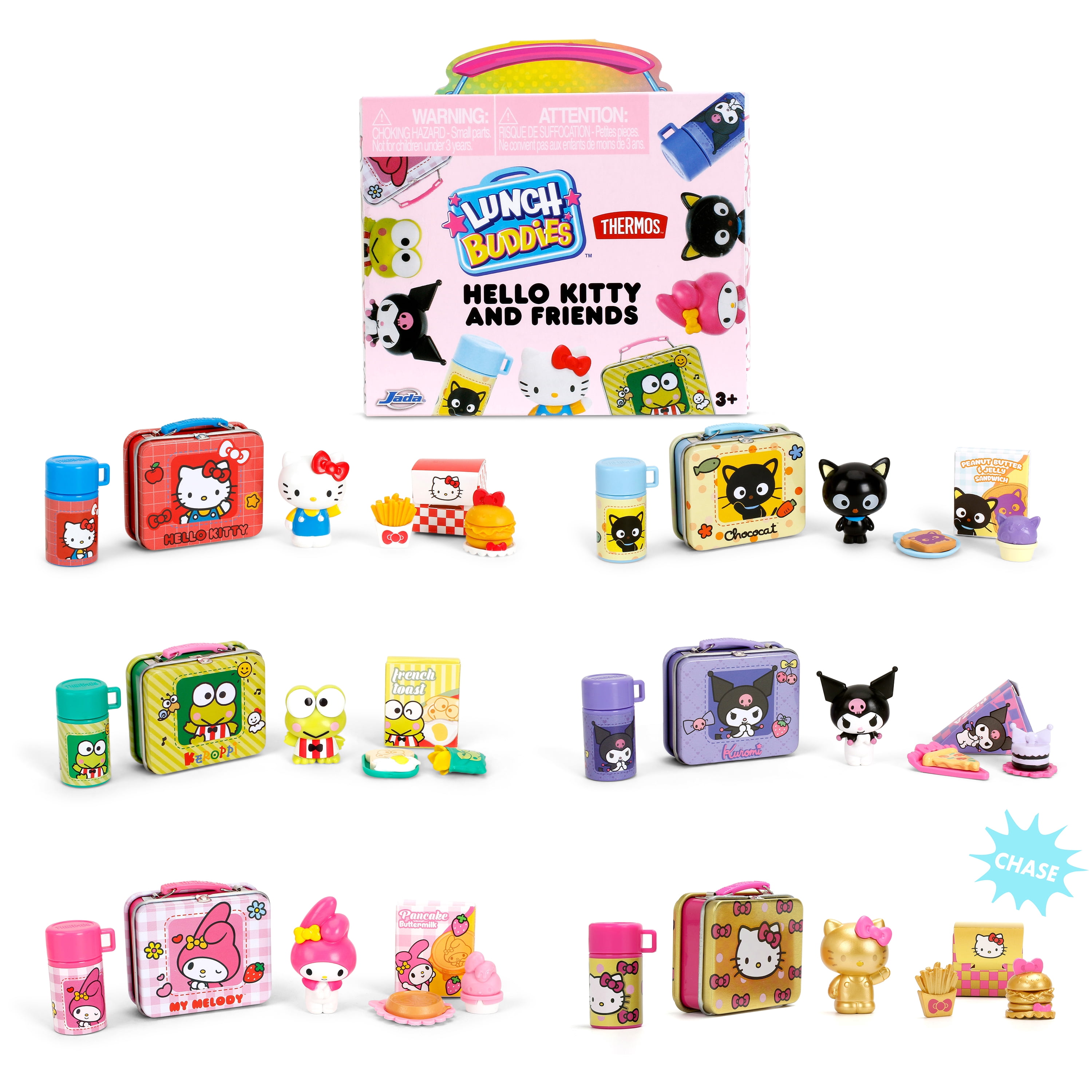 「ギャルズアイランド」ワルキューレ・チュンリー BOX特典セット Jada Lunch Buddies ‚Äì Mini Tin with Thermos, Figure & Food