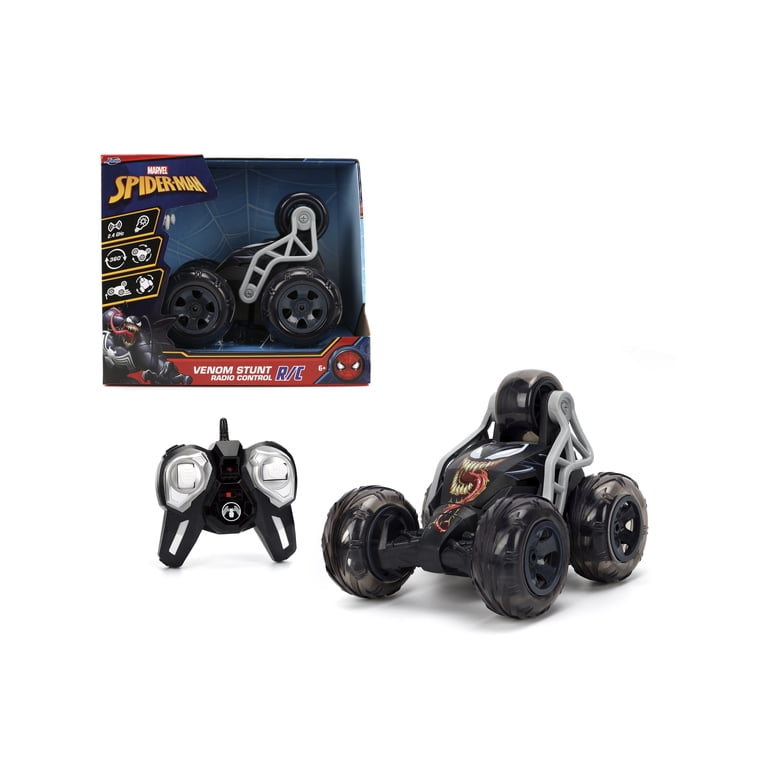 ジャダトイズ　ヴェノム　ダイキャストカー Jada Marvel Venom RC Car 5-Wheel Stunt Car with Standing Drift