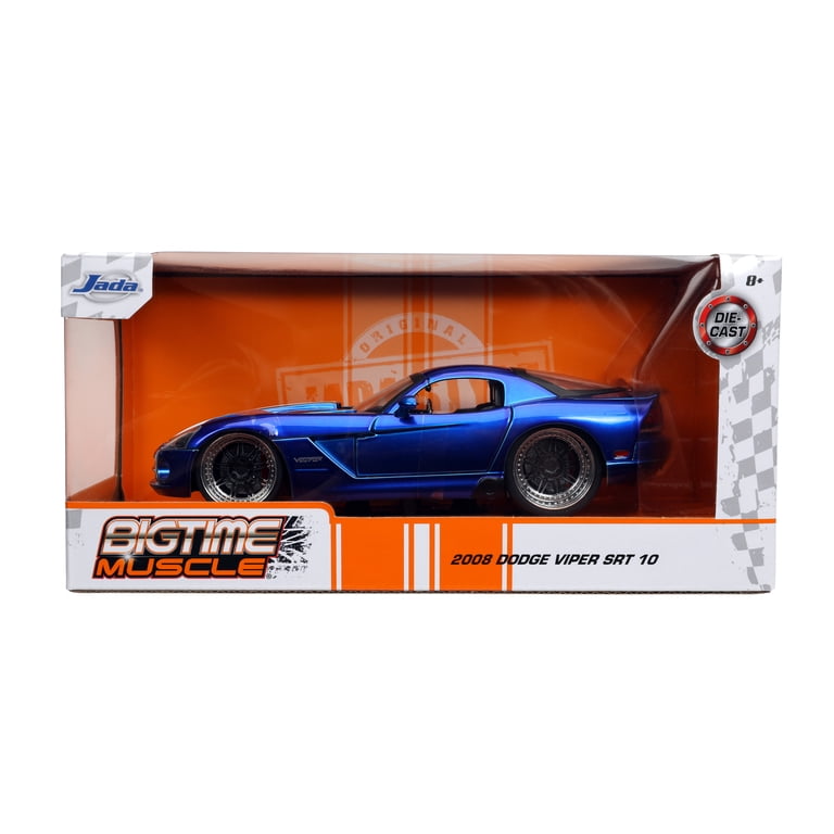 Jada Toys 1:24 Big Time Muscle 2008 Dodge Viper SRT10 Car Play