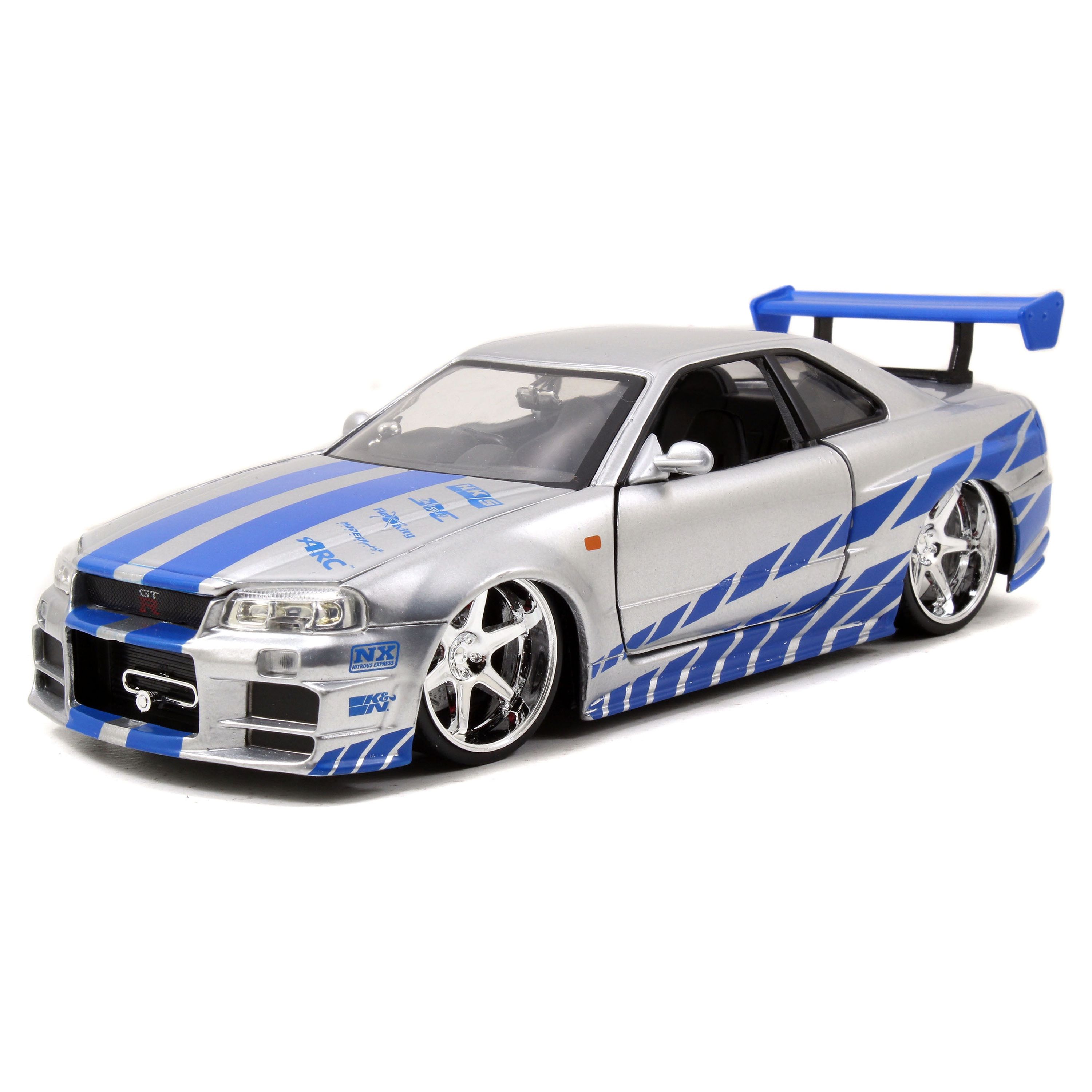 Jada Toys 1:24 Fast & Furious Race Ready, '02 Nissan Skyline