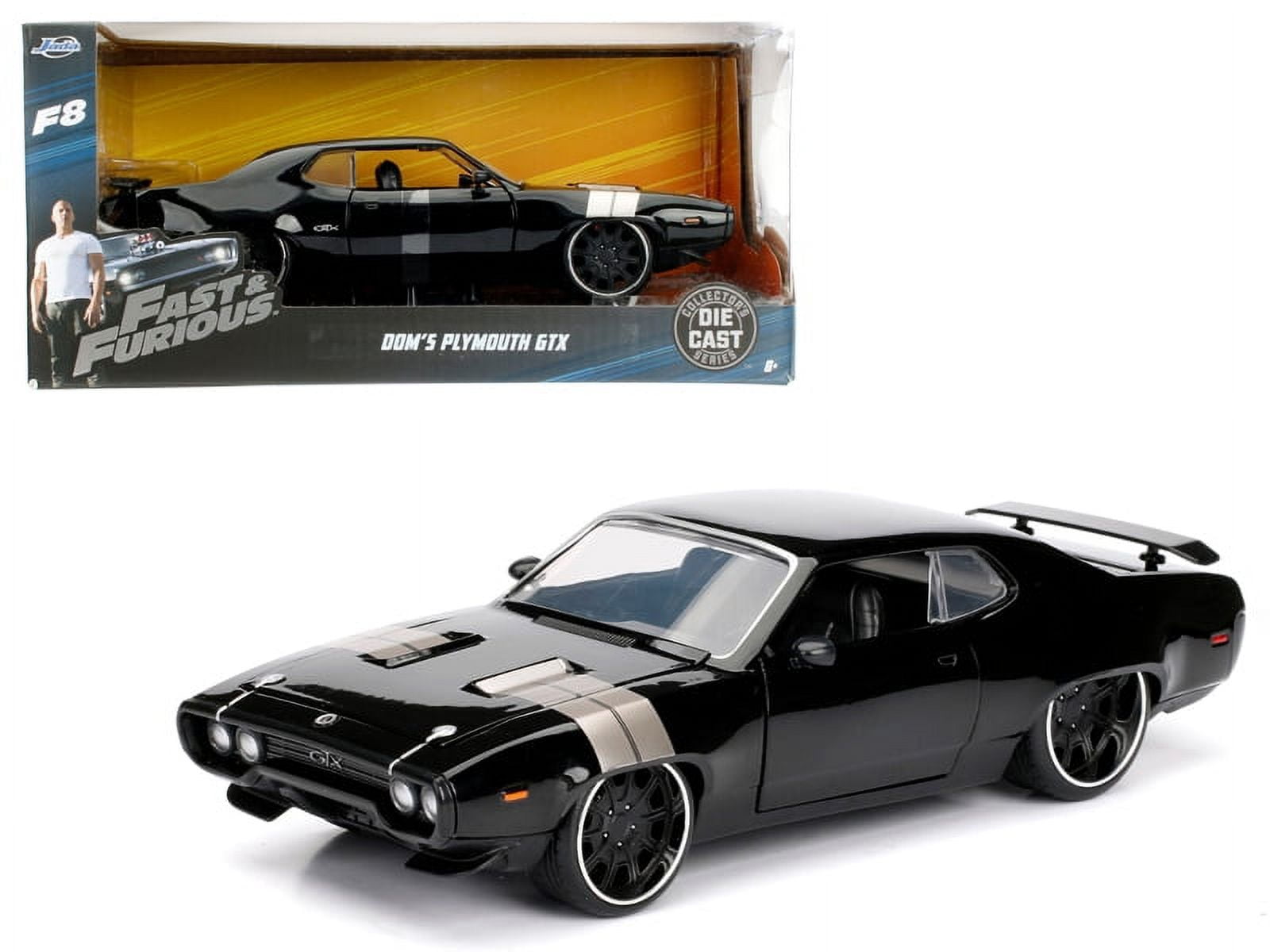 Jada Toys Fast & Furious Dom's '72 Plymouth GTX Diecast Model Car
