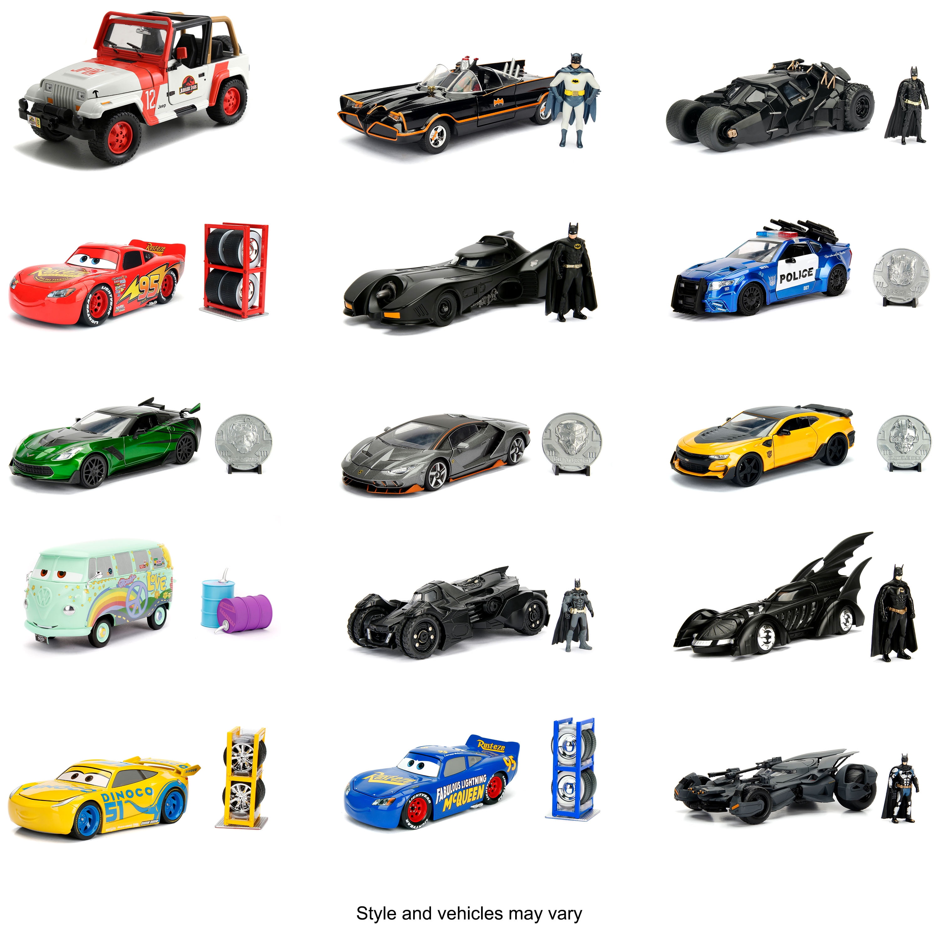 Jada Toys 1:24 Hollywood Rides Die-Cast Cars Assortment Play