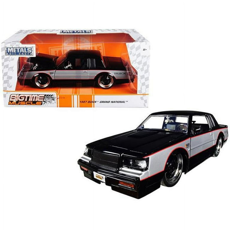ミニカー Jada 1987 BUICK GRAND NATIONAL 1/24 Jada Toys 1:24 Scale 1987 Buick Grand National Car Play Vehicle