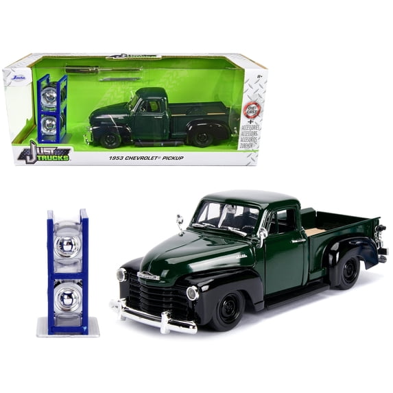 Jada Toys 1953 Chevrolet 3100 Pickup Truck Play Vehicle with Extra Wheels