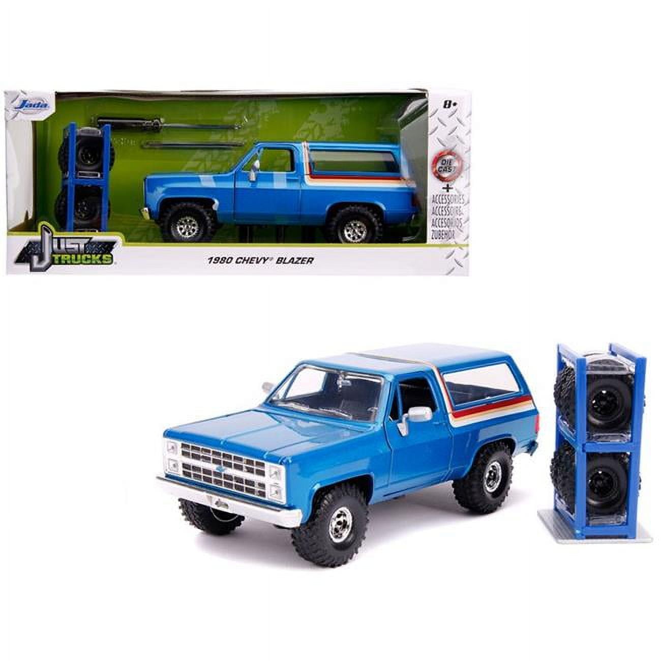 Jada Toys 31396 1980 Chevrolet Blazer Metallic with Stripes with