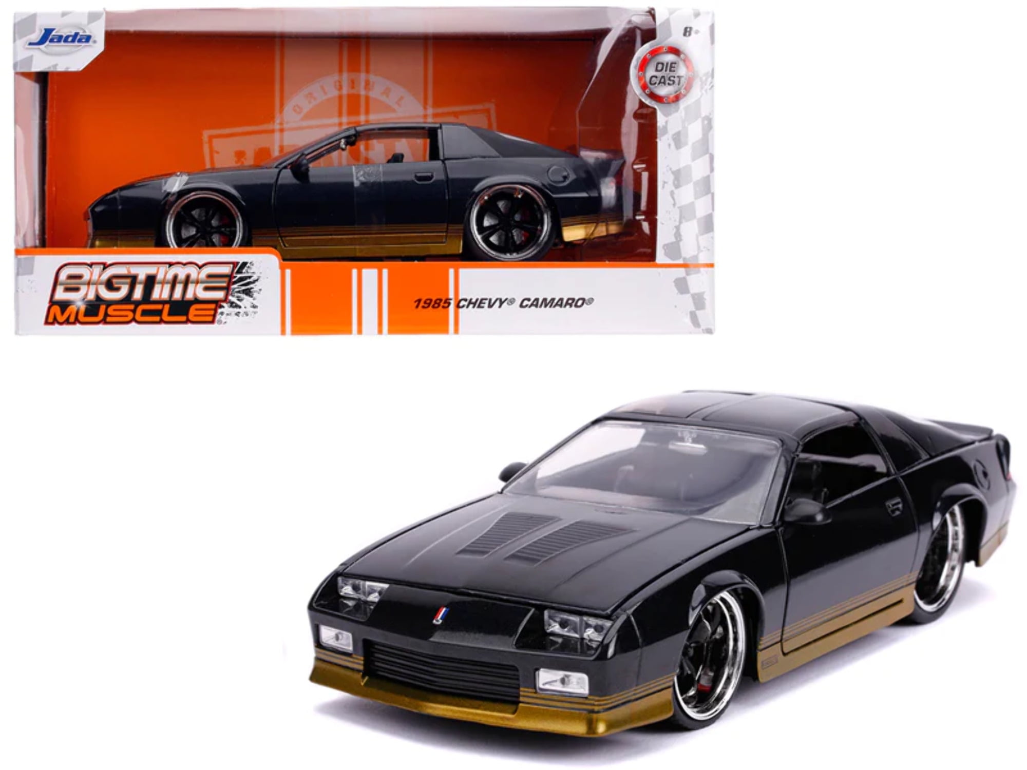 Jada Toys 31457 1985 Chevrolet Camaro Z28 Metallic with Stripes 