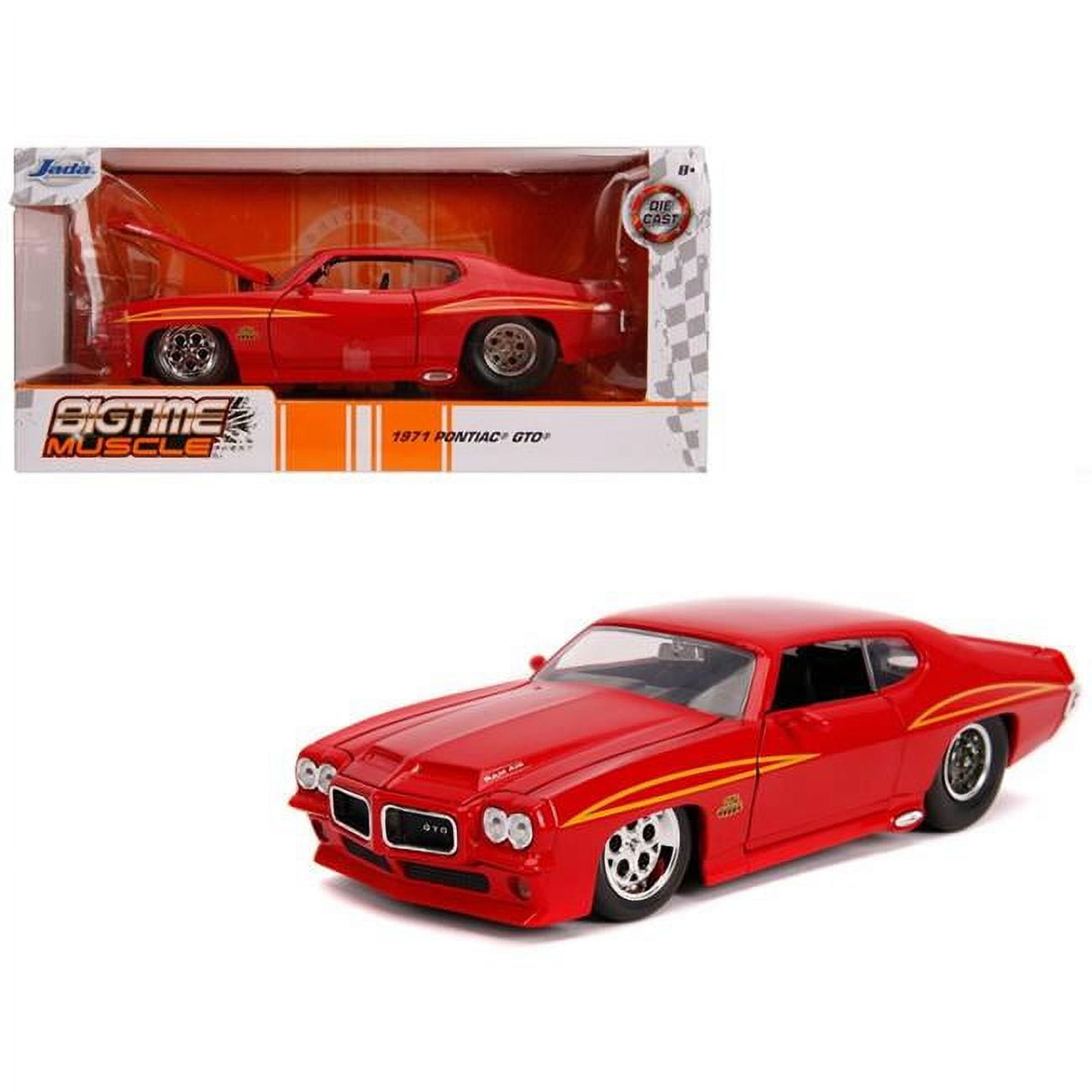 Jada Toys 31645 1971 Pontiac GTO Judge Glossy Bigtime Muscle