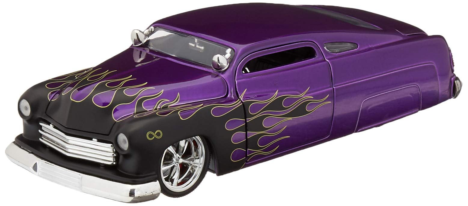 Jada Toys 32305 1951 Mercury Purple with Black Flames