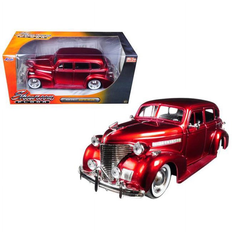 1939 Chevrolet Master Deluxe Red with baby Moon Wheels 