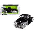 thumbnail image 1 of Jada Toys 99035 1 isto 24 1951 Chevrolet Pickup Truck Lowrider Diecast Car Model, Black & Silver, 1 of 4