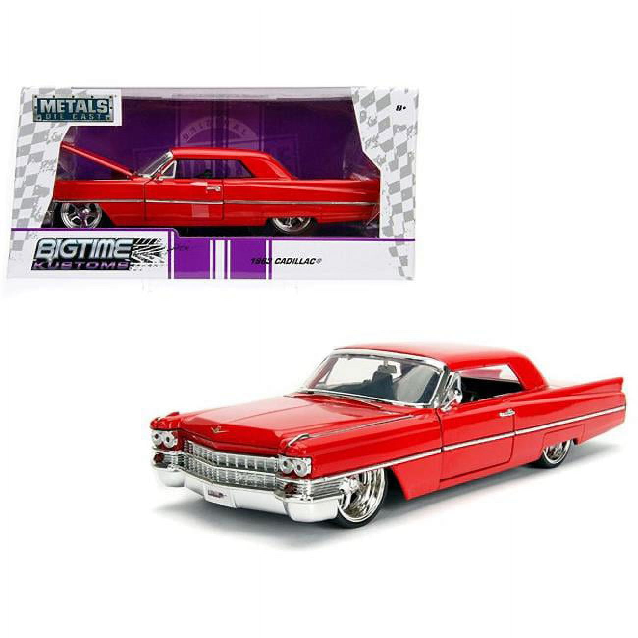 Jada 1/24 1963 キャデラック Jada Toys 99550 1 isto 24 1963 Cadillac Diecast Model Car&
