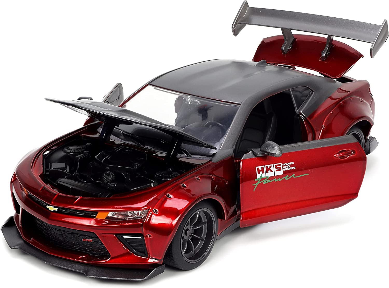 Jada Toys Big Time Muscle 1:24 2016 Chevy Camaro SS Widebody Die-cast Car, Toys for Kids and Adults(Selections May Vary)