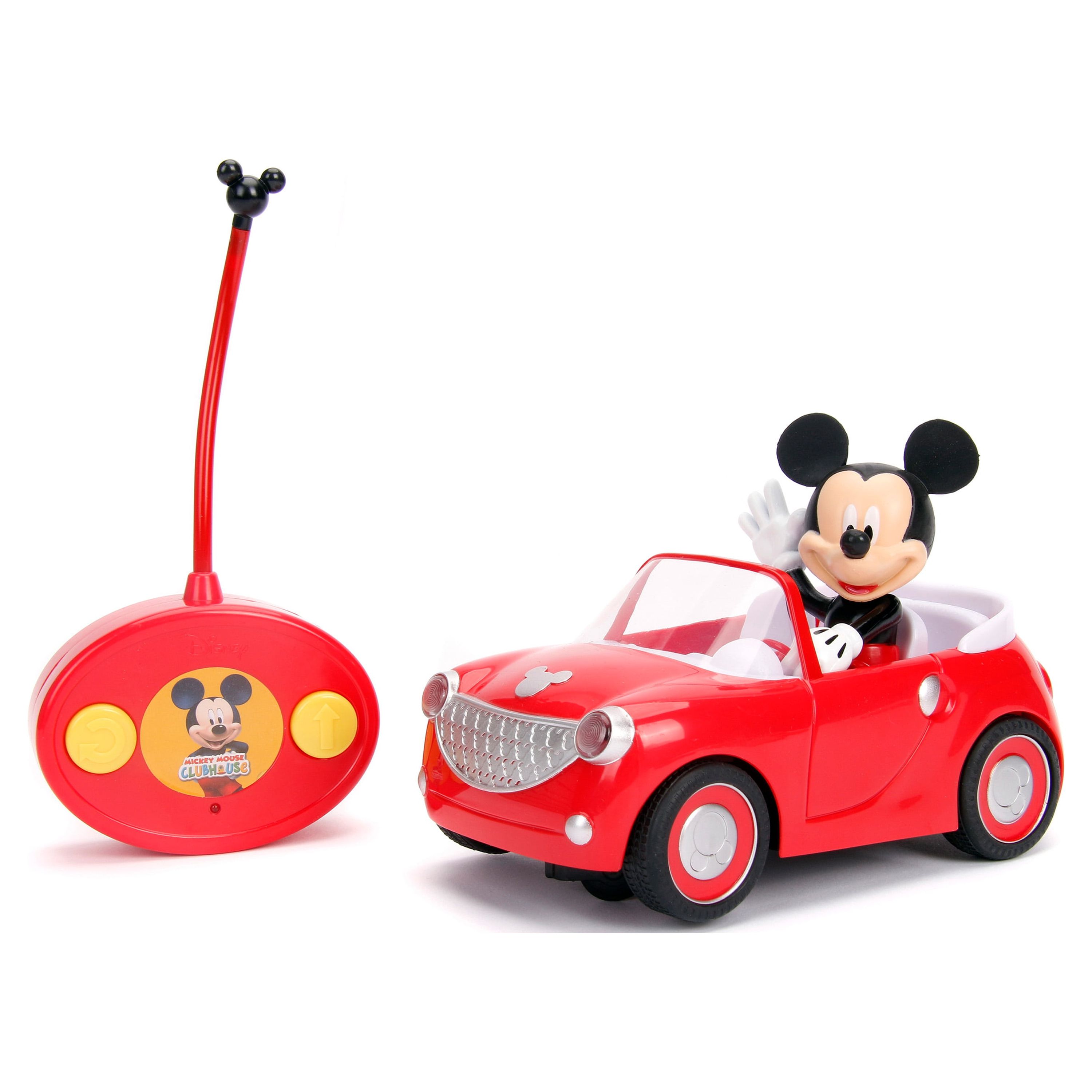 Jada Toys Classic Roadster Mickey Mouse Battery-Powered RC Car(Red) - image 1 of 6