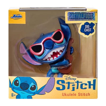 Jada Toys Disney Stitch Ukulele Stitch Metalfigs Diecast Collectible Figure 2.5 in