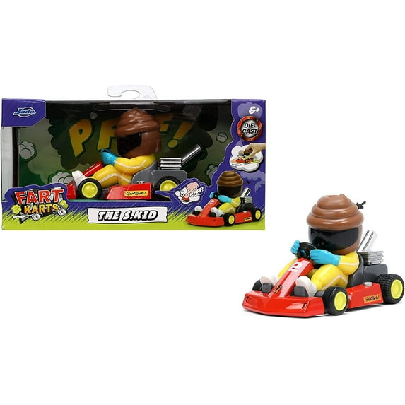 Jada Toys Fart Karts The Skid Pull Back Car, 3.5 Toys for Kids Ages 6+ 32787