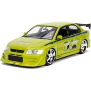 Jada Toys Fast & Furious 124 Brians Mitsubishi Lancer Evolution VII Die-cast Car, Toys for Kids and Adults, Lime Green 99788