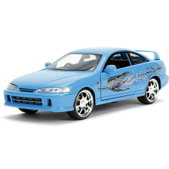 Jada Toys Fast & Furious 1:24 Mia's Acura Integral Type-R Die-cast Car - Toys for Kids Blue