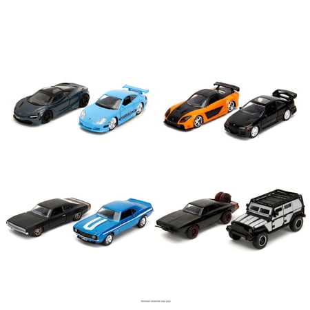 Jada Toys Fast & Furious 1:32 Legacy Series 2 Pack Die-Cast Cars Model Vehicles, 4oz(Styles May Vary)