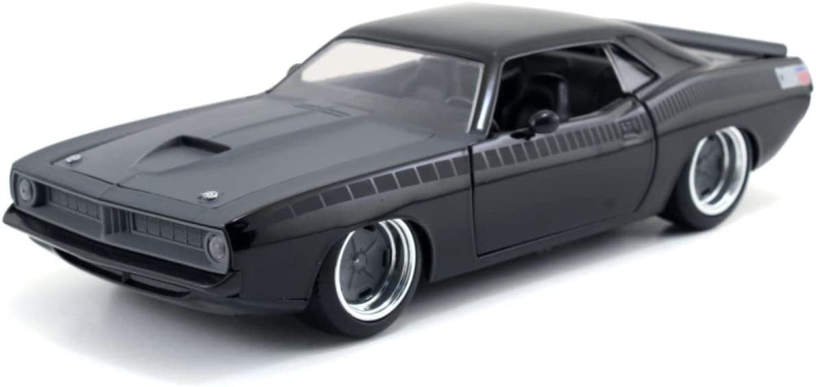 Mint 1:24 JADA Fast & Furious Black 1973 Letty's Plymouth