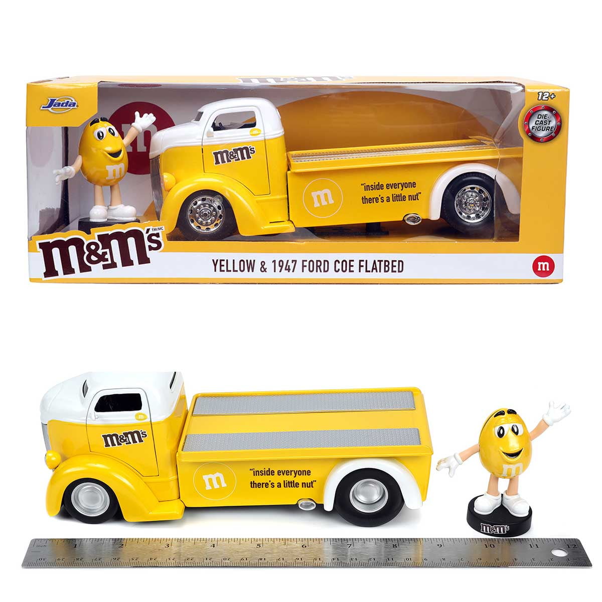 楽天市場】Jada m&m's イエロー 1947年 フォード COE フラット