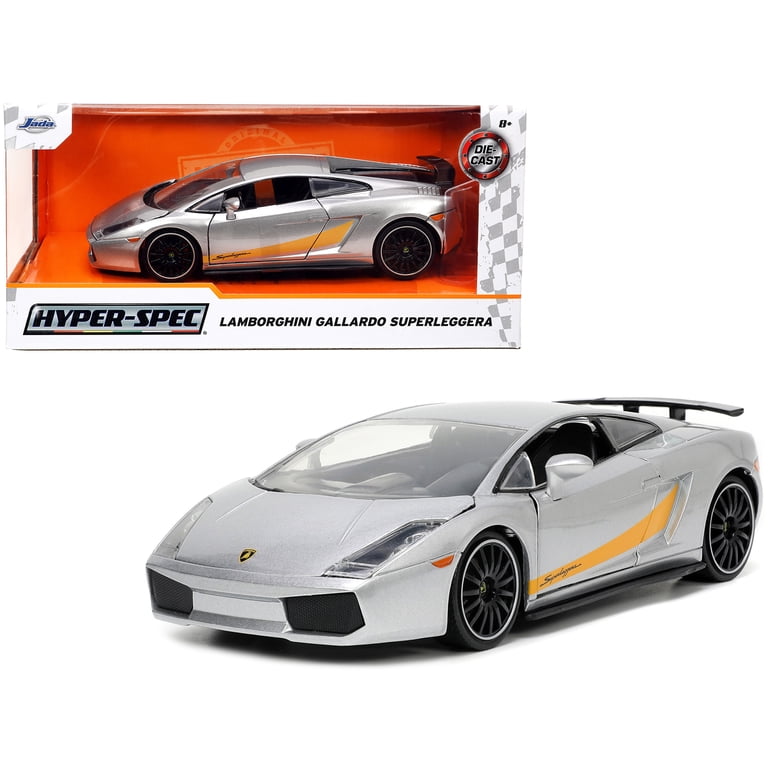 Lamborghini Gallardo Superleggera Silver Metallic with Yellow