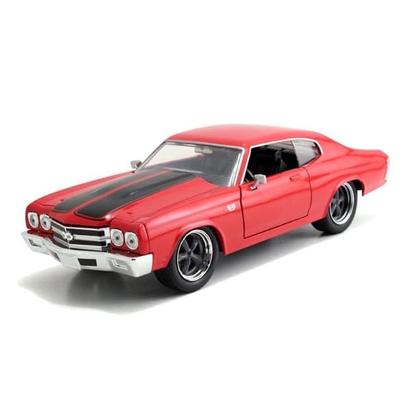Jada Toys JAD97193 Doms 1970 Chevy Chevelle in Glossy Red