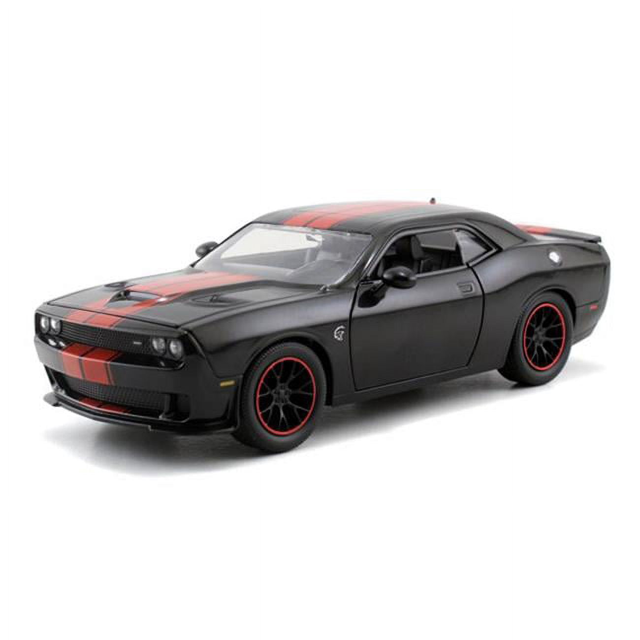 Jada Toys JAD97600BKR 2015 Dodge Challenger SRT Hellcat in Glossy