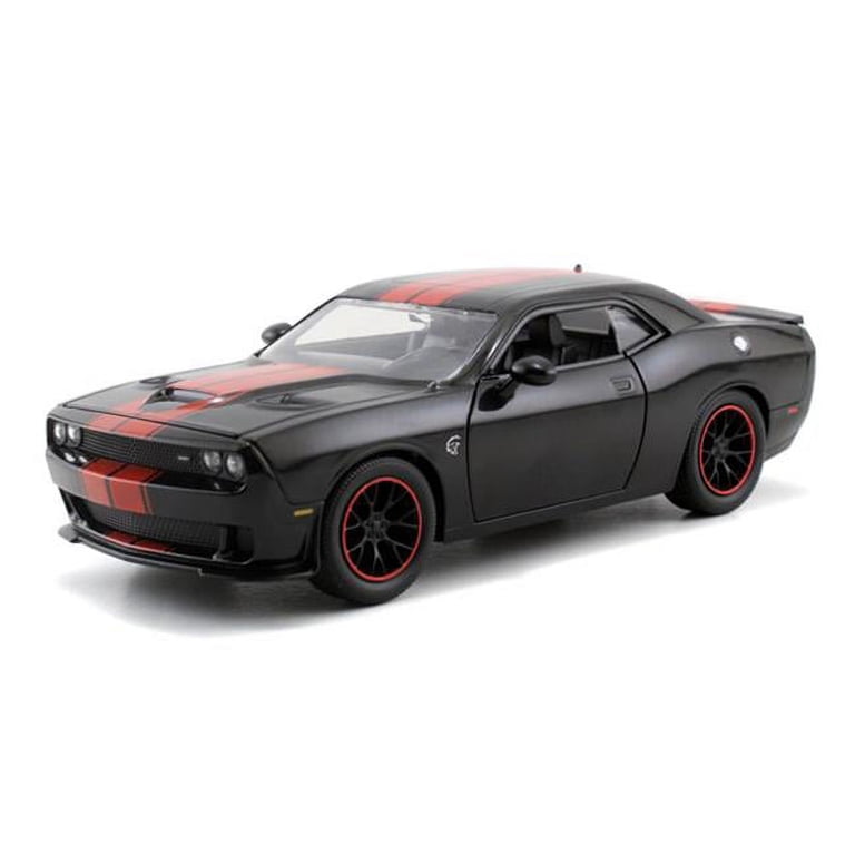 Jada Toys JAD97600BKR 2015 Dodge Challenger SRT Hellcat in Glossy