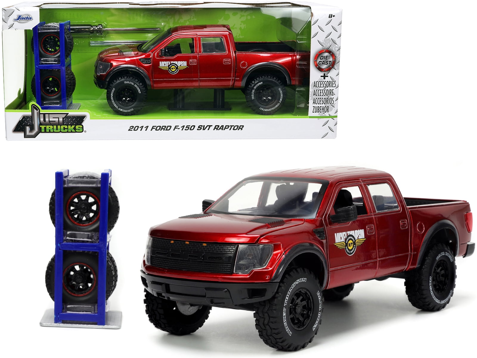 JADA DUB 2003 FORD F150 SUPERCREW CANDY BLUE 1:24 PICKUP