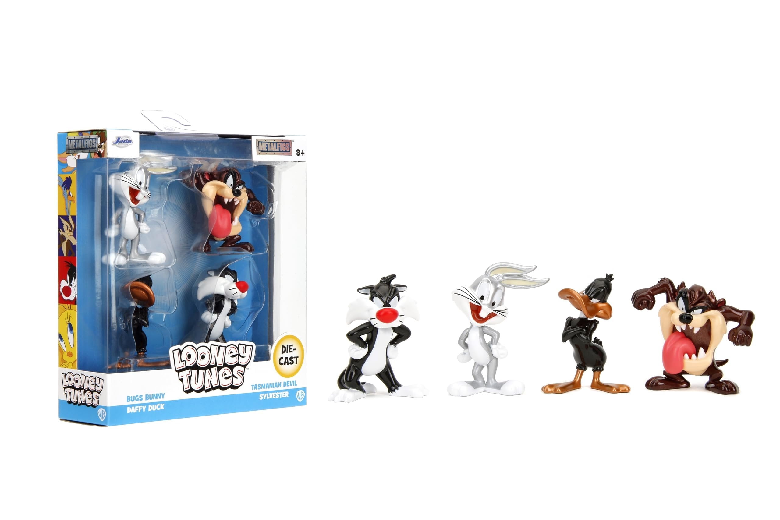 Jada Toys Looney Tunes Metalfigs 4-Pack (Bugs Bunny, Tasmanian