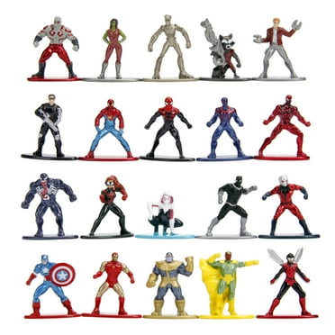 Marvel 1.65" Die-cast Metal Collectible Figures 20-Pack Wave 1