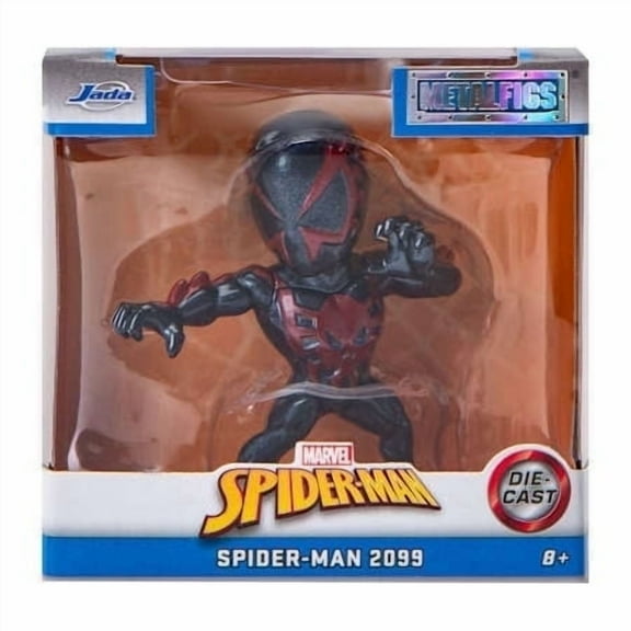 Jada Toys Marvel Spider-Man 2099 Metalfigs Diecast Collectible Figure, 2.5 in